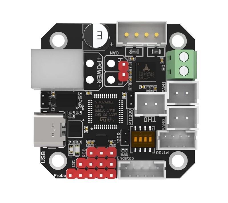 BIQU BIGTREETECH EBB42 CAN Bus with MAX31865 Adapter Board Hot End PCB Board Filament Break Blockage Detection for 42 Stepper Motor Extruder Nozzle Head Tool for Blv Ender 3 for Klipper Support PT1000 - Image 1